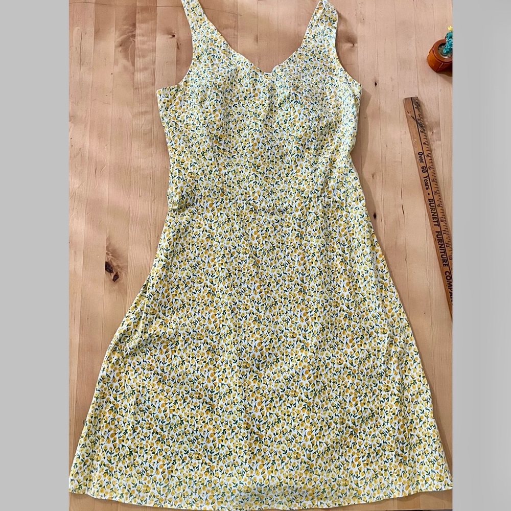 R&K Yellow Floral Midi Dress